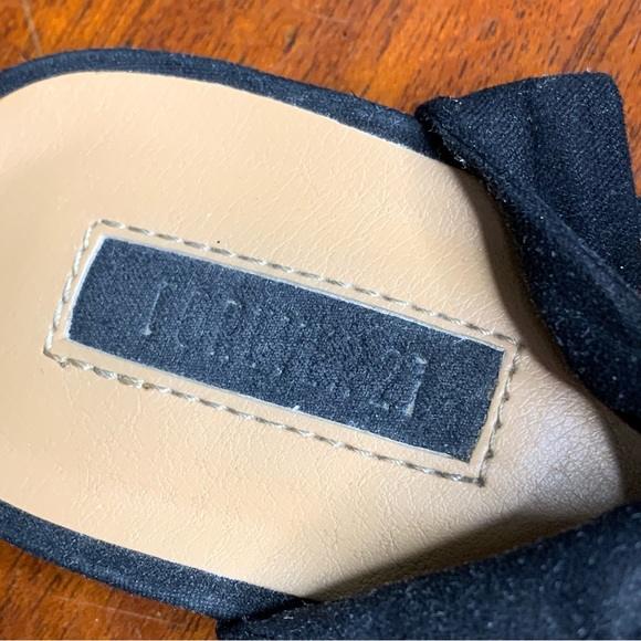 Forever 21 Faux Suede Pointy Ankle Wrap Flats - Picture 7 of 8